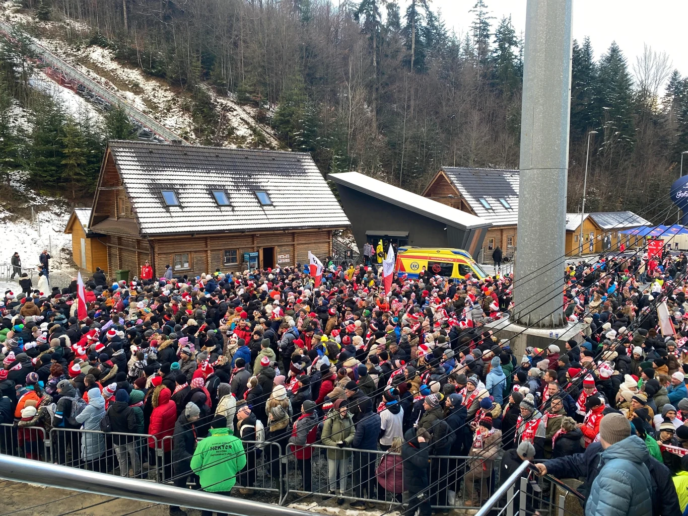 Kibice podczas konkursu Pucharu Świata w Wiśle