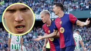 Dani Olmo stracił ząb w meczu z Betisem Sewilla. Później znalazł go w trawie