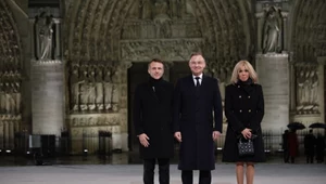 Prezydent Andrzej Duda przybył na ponowne otwarcie katedry Notre Dame w Paryżu