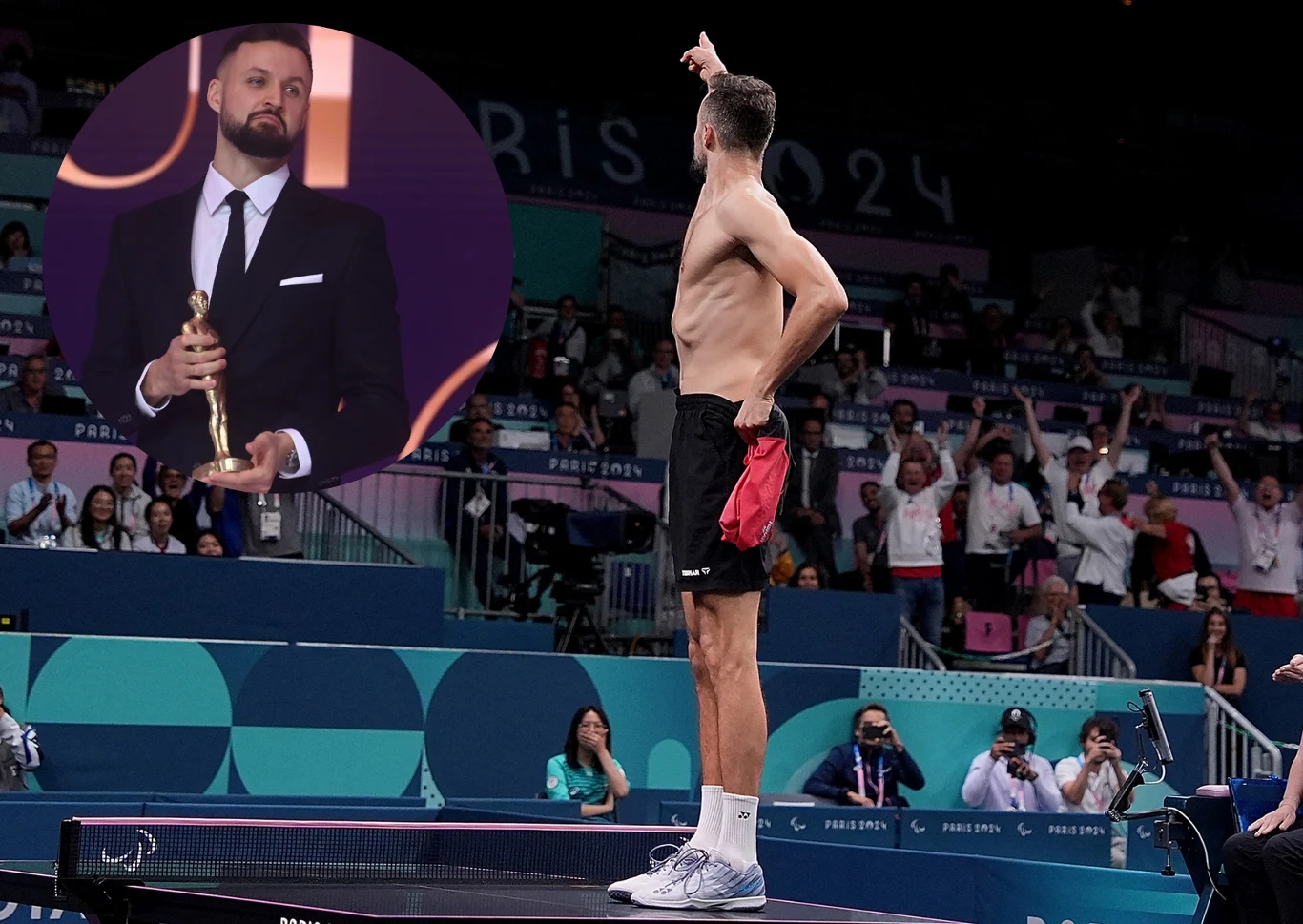 Patryk Chojnowski po finale igrzysk paralimpijskich i podczas gali Guttmanny 2024 //PAP (Piotr Nowak) Patryk Chojnowski po finale igrzysk paralimpijskich i podczas gali Guttmanny 2024 //PAP (Piotr Nowak)