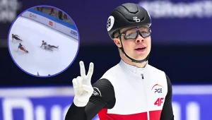 Michał Niewiński ze srebrnym medalem Pucharu Świata w Pekinie. Wcześniej zaliczył groźny upadek