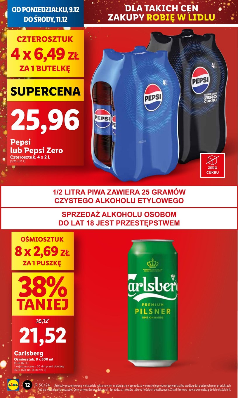 Gazetka: Zrób świąteczne zapasy - Lidl - strona 12