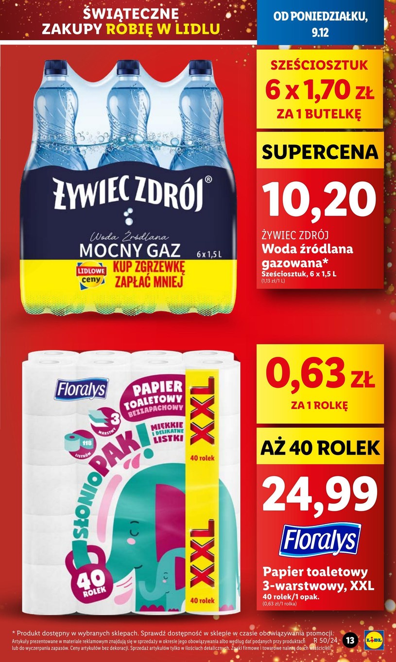 Gazetka: Zrób świąteczne zapasy - Lidl - strona 13