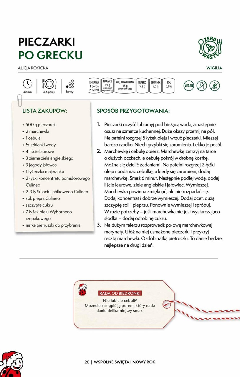 Gazetka: Czas na wspólne Święta i Nowy Rok - Biedronka - strona 20