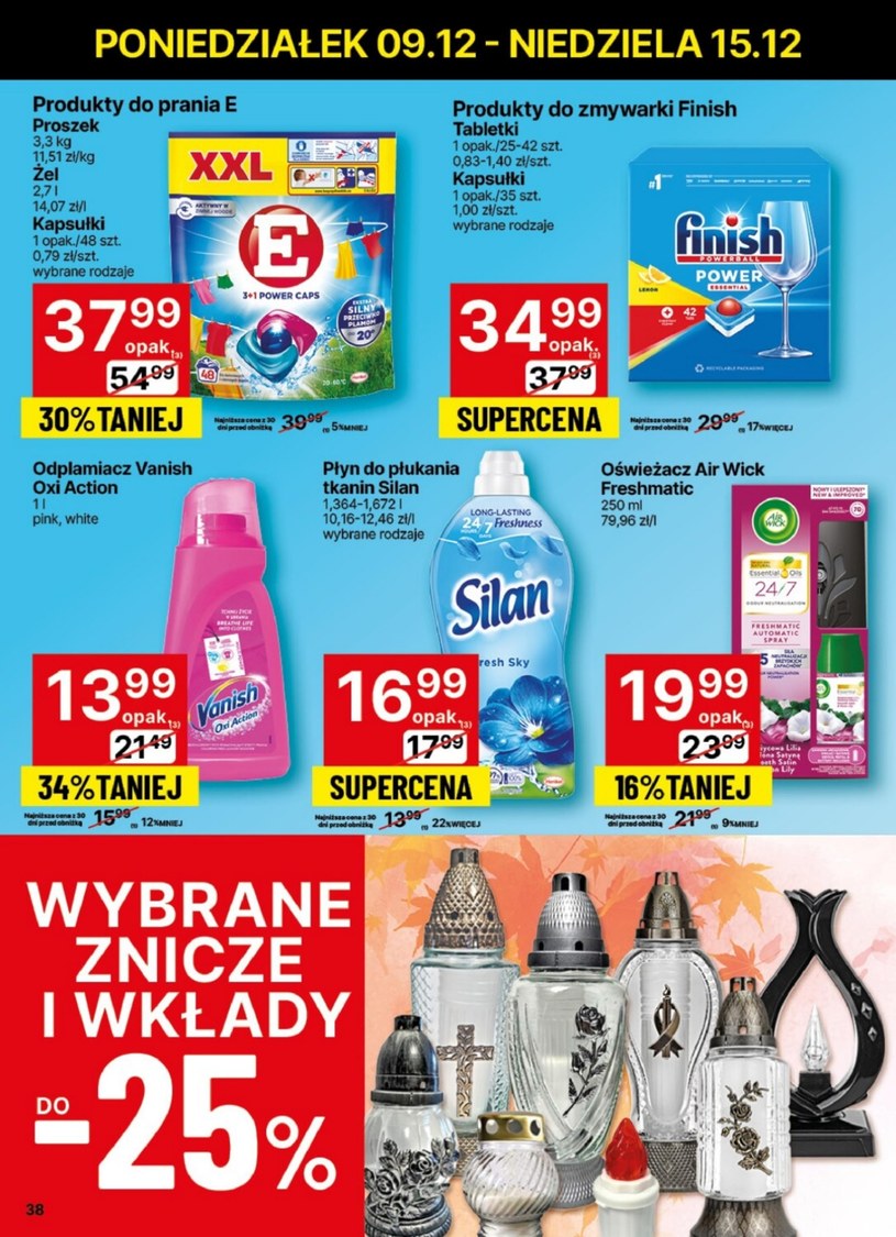 Gazetka: Świąteczne rarytasy w promocji - Delikatesy Centrum - strona 38