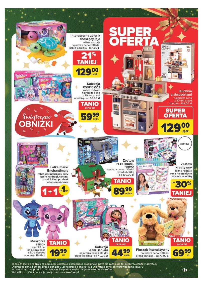 Gazetka: Magia świąt w niskich cenach - Carrefour - strona 31