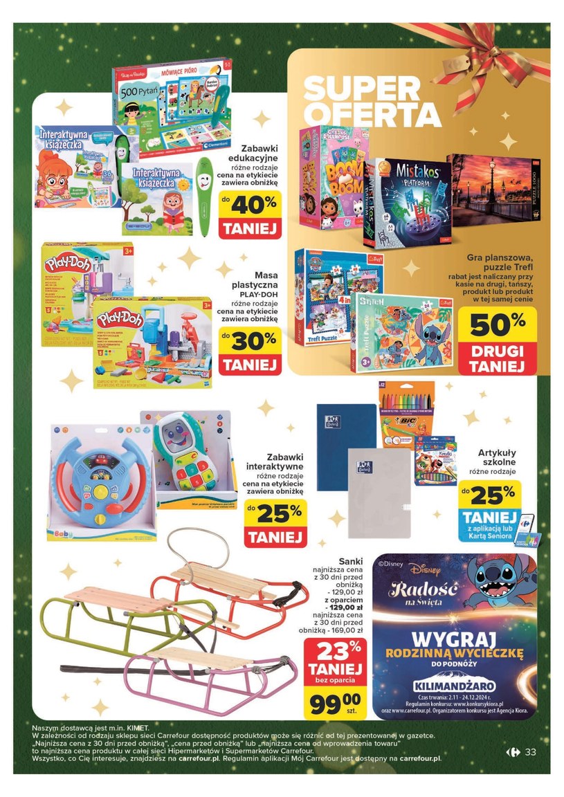 Gazetka: Magia świąt w niskich cenach - Carrefour - strona 33