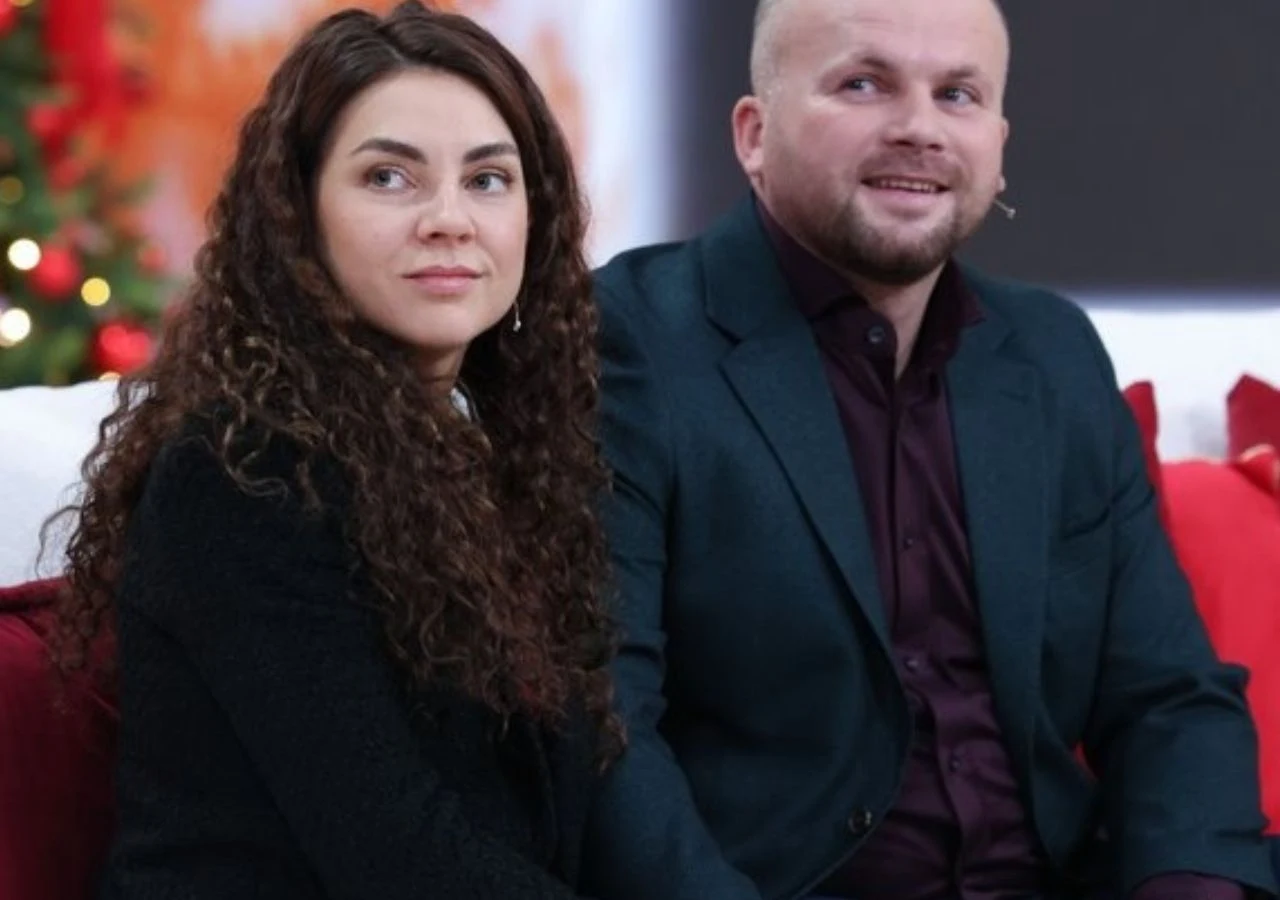 Marcin Kobierecki i Anna Cieślinska z "Rolnik szuka żony w Pytanie na śniadanie Marcin Kobierecki i Anna Cieślinska z "Rolnik szuka żony w Pytanie na śniadanie