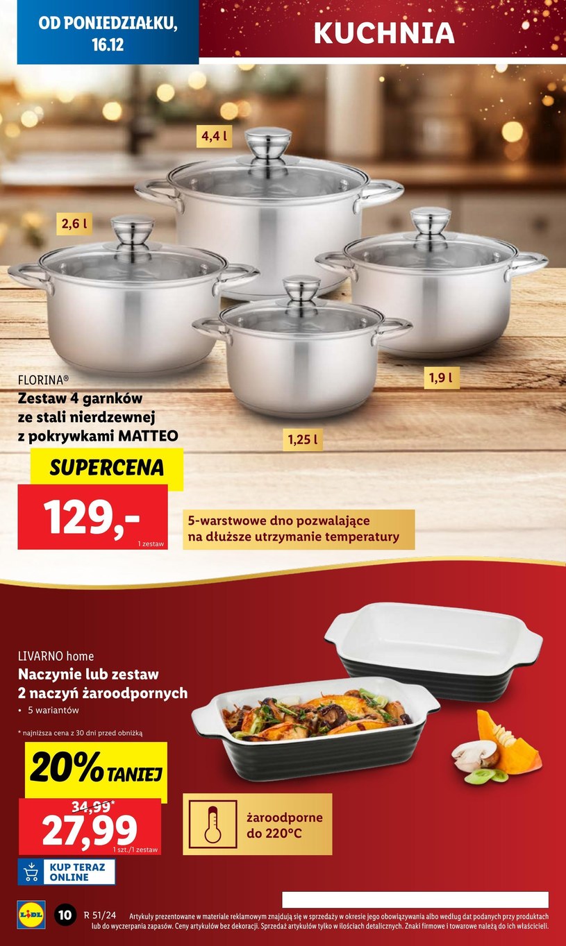 Gazetka: Gotuj, dekoruj, oszczędzaj - Lidl - strona 10