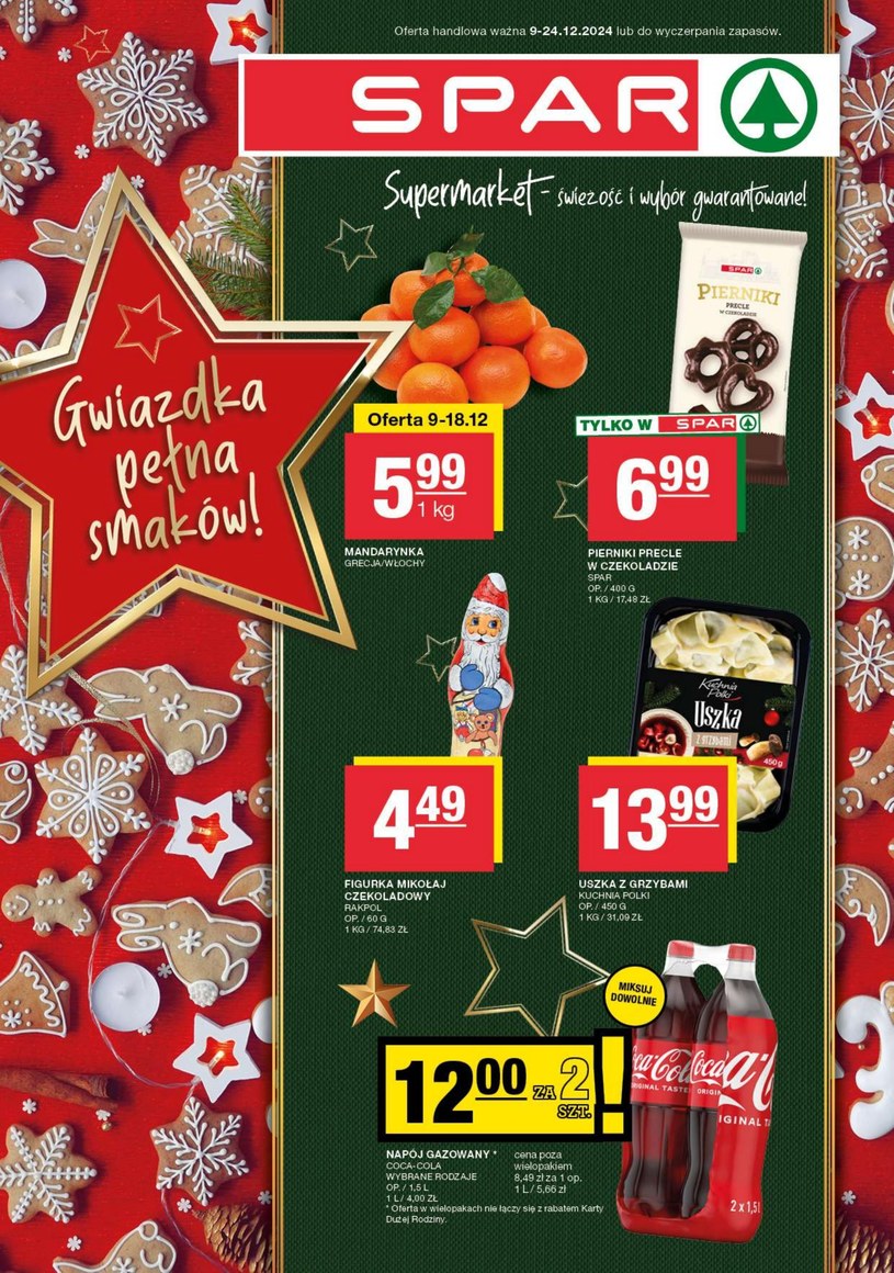 Gazetka promocyjna SPAR - ważna od 09. 12. 2024 do 24. 12. 2024