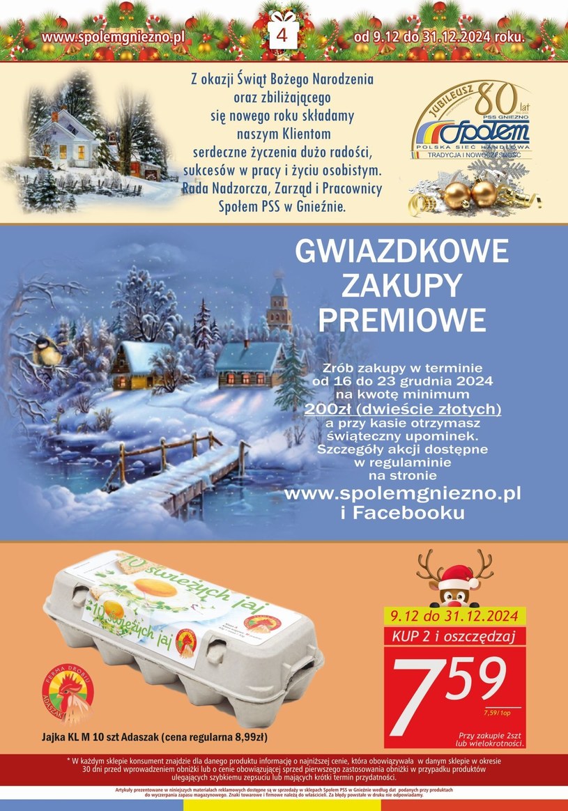 Gazetka: Oferta handlowa PSS Społem Gniezno - strona 4