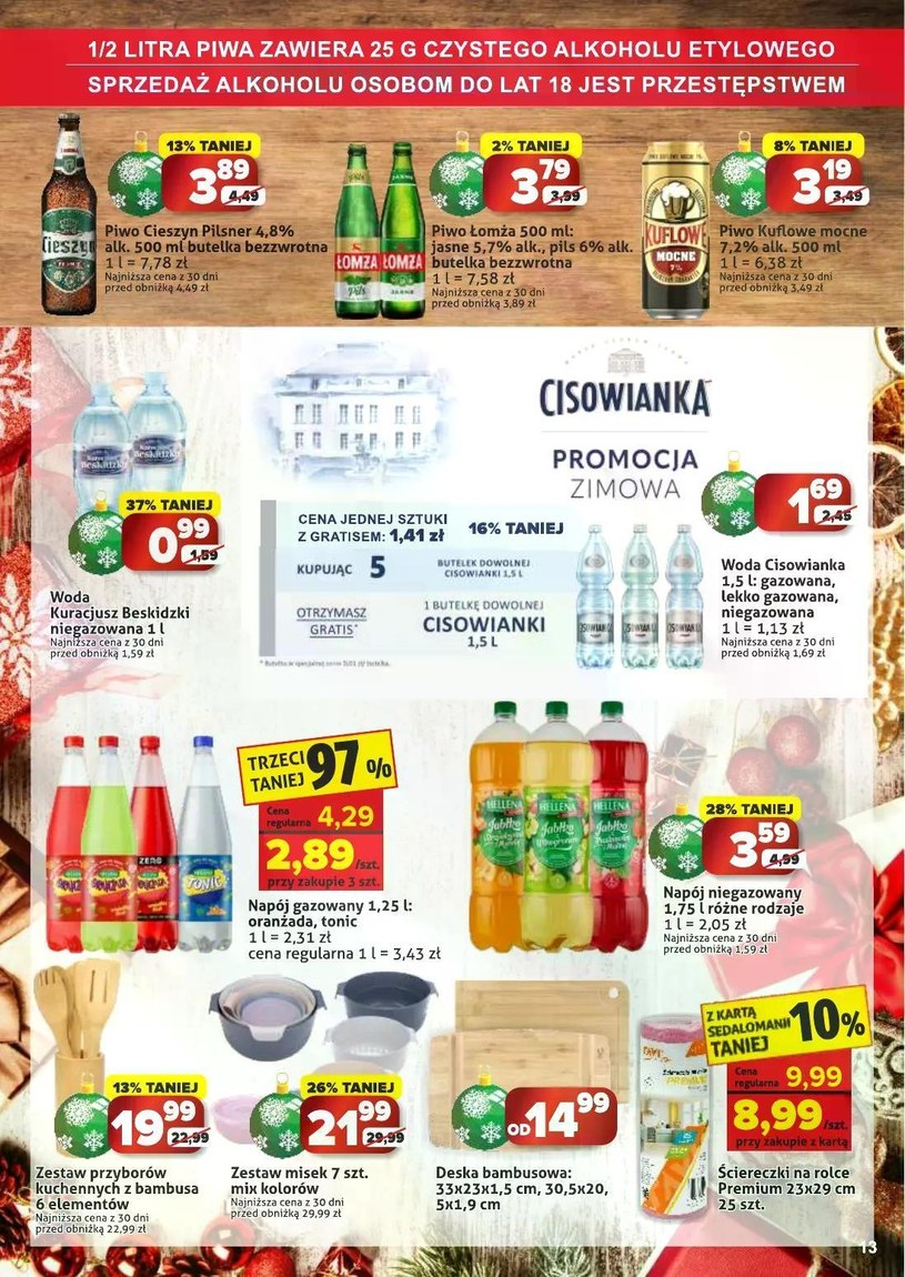 Gazetka: Najlepsze oferty na świąteczny czas - Sedal - strona 13