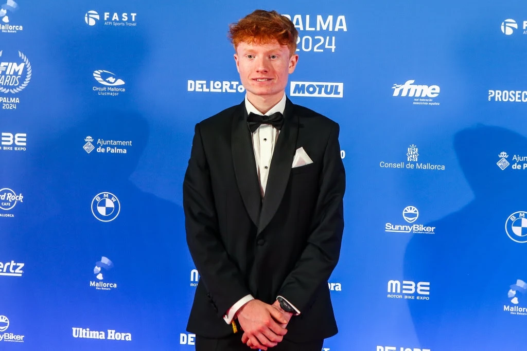 Maksymilian Pawełczak na Gali FIM Awards 2024. Maksymilian Pawełczak na Gali FIM Awards 2024.