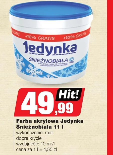 Акрилова фарба Jedynka