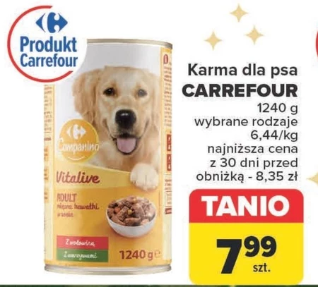 Karma dla psa Carrefour