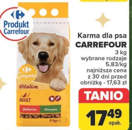 Корм для собак Carrefour