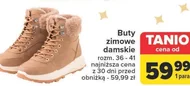 Buty zimowe damskie