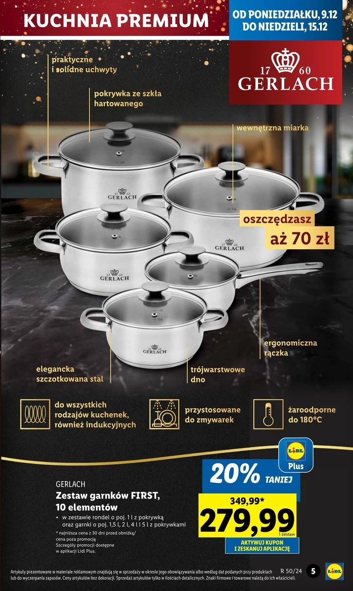 Kultowe garnki Gerlach za mniej w Lidlu! Promocja tylko do niedzieli!