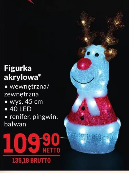 Figurka led Renifer