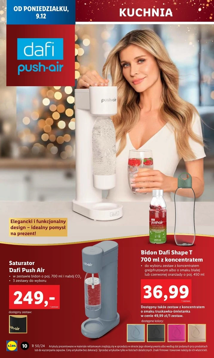 Saturator Dafi Push Air na promocji w Lidlu! Saturator Dafi Push Air na promocji w Lidlu!