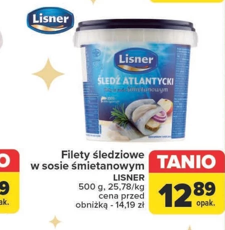 Filety śledziowe Lisner