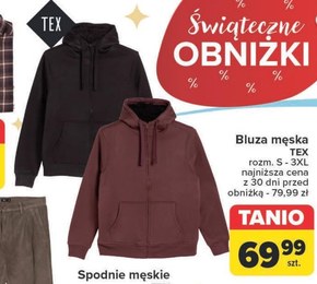 Bluza męska TEX niska cena