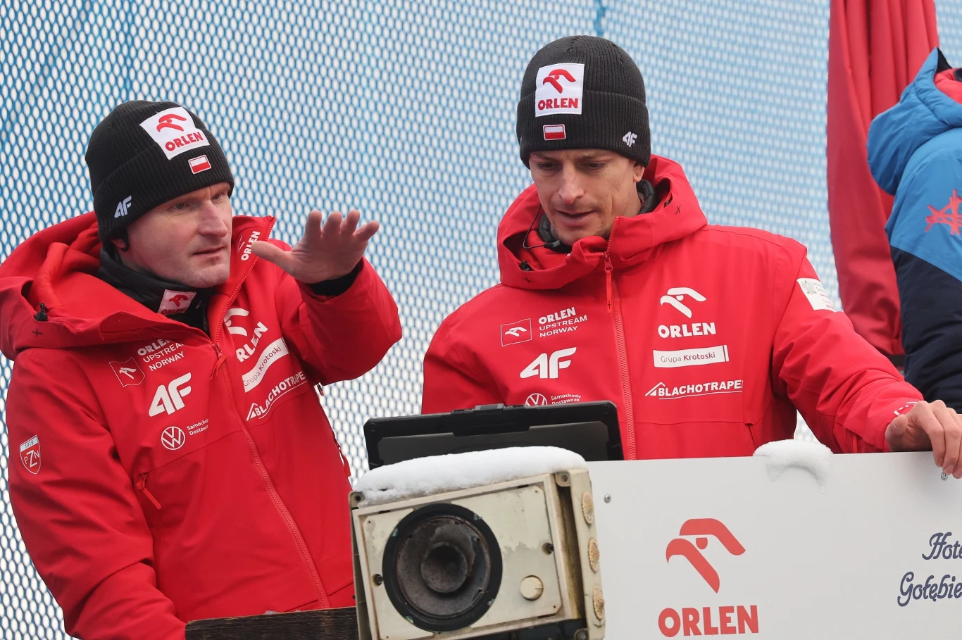 Thomas Thurnbichler (po prawej) i Maciej Maciusiak