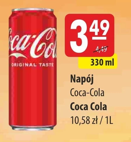 Coca-Cola Napój gazowany 330 ml