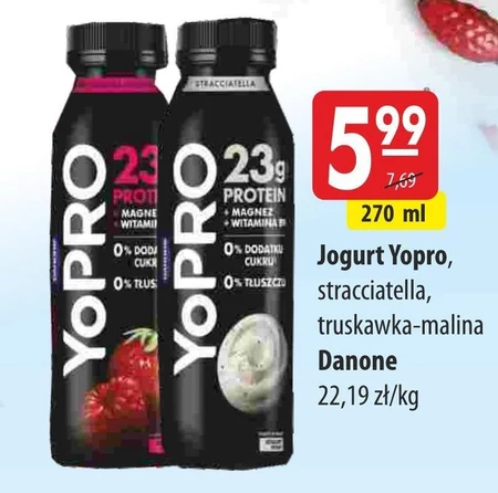 Danone YoPro Jogurt pitny stracciatella 270 g