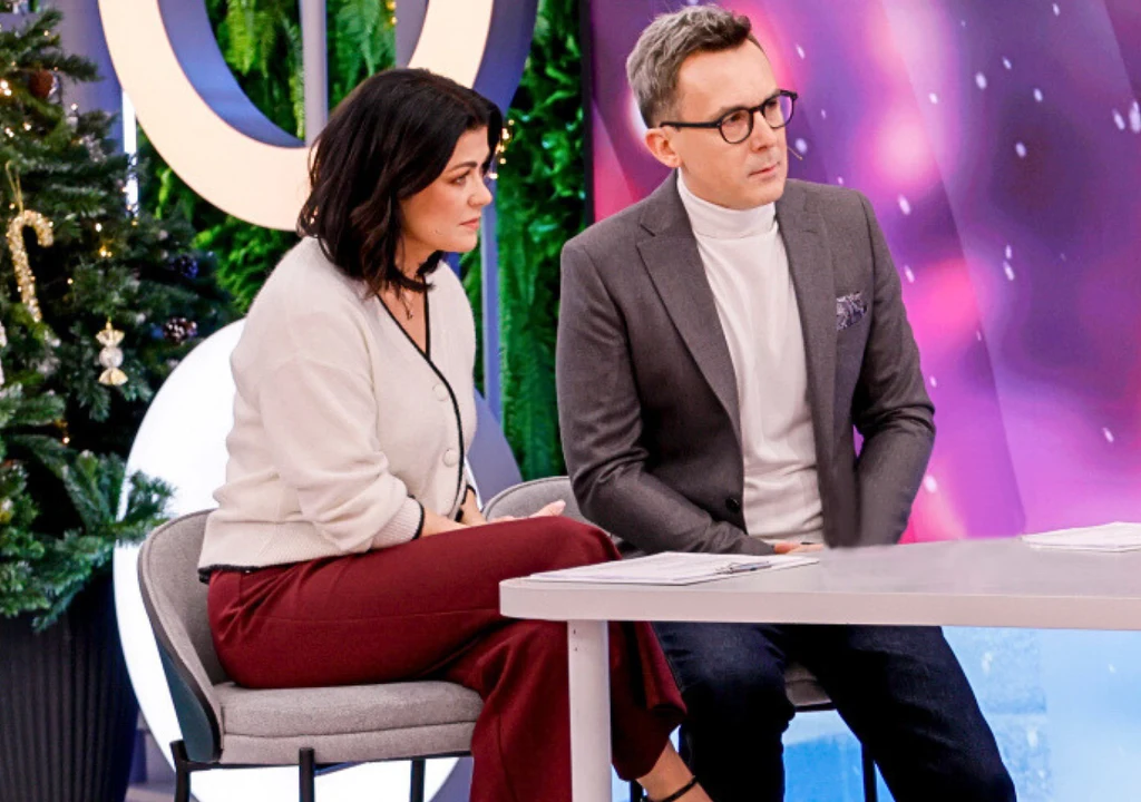 Kasia Cichopek i Maciej Kurzajewski podczas niedzielnego wydania "halo tu polsat"