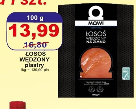 Mowi Essential Łosoś wędzony na zimno 100 g