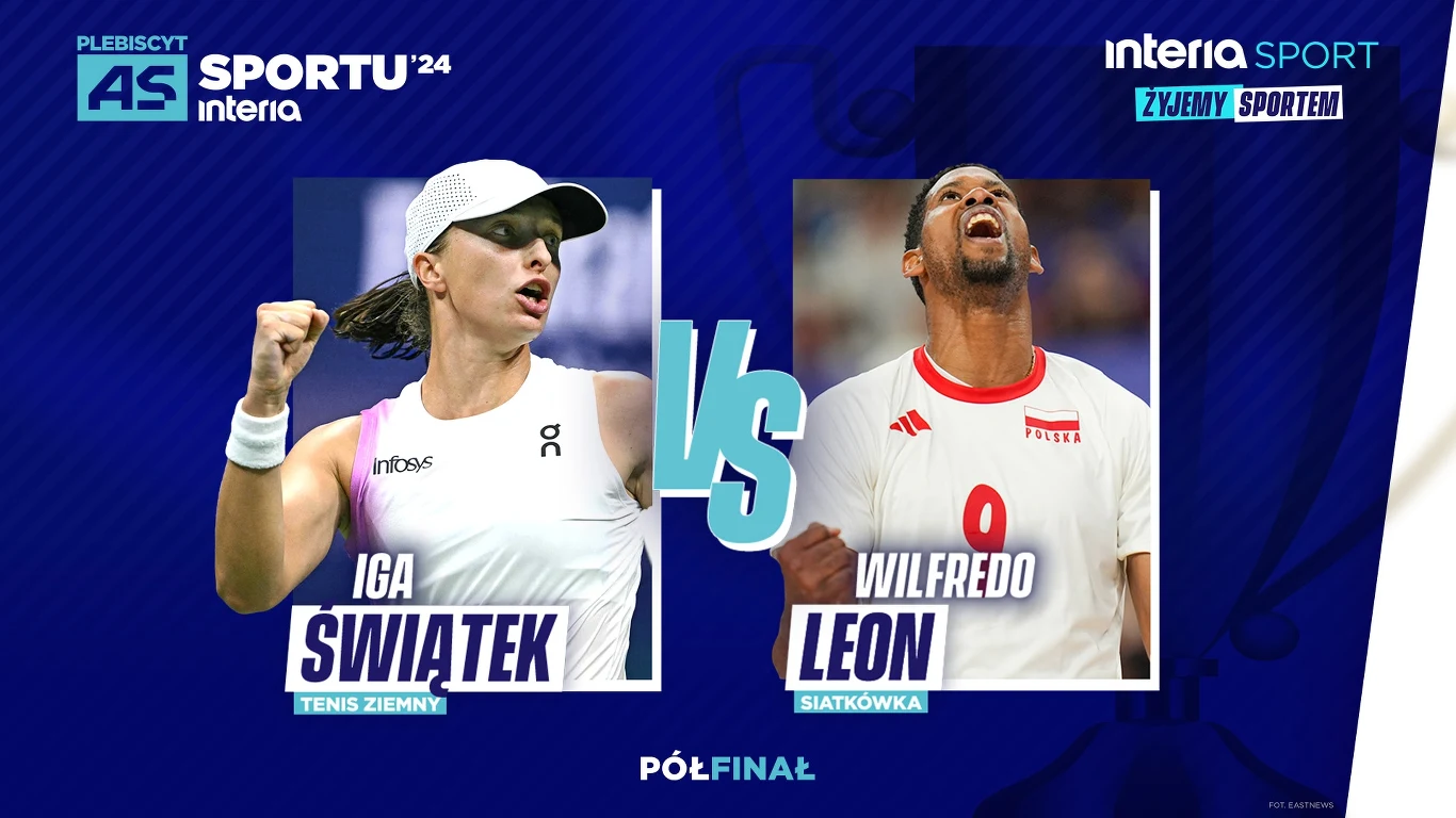 "As Sportu 2024". Iga Świątek kontra Wilfredo Leon - kto zasłużył na awans? Zagłosuj! "As Sportu 2024". Iga Świątek kontra Wilfredo Leon - kto zasłużył na awans? Zagłosuj!