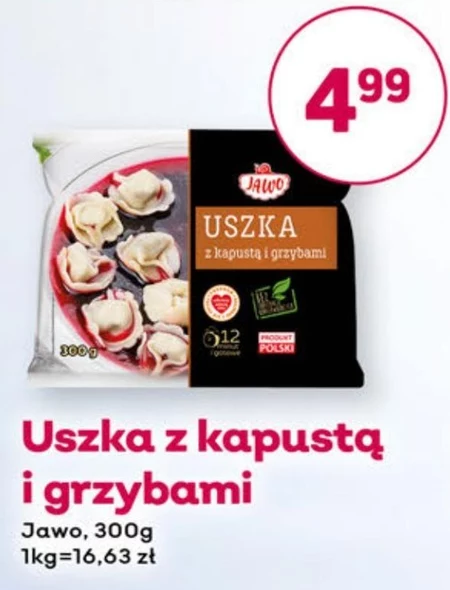 Jawo Uszka z kapustą i grzybami 300 g