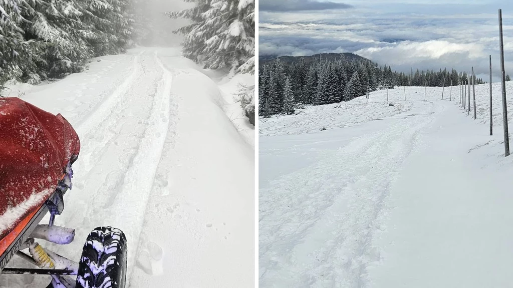 Trudne warunki pogodowe w Karkonoszach