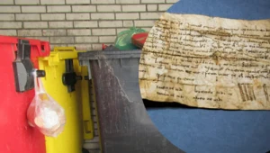 Na śmietniku znaleziono manuskrypty sprzed setek lat
