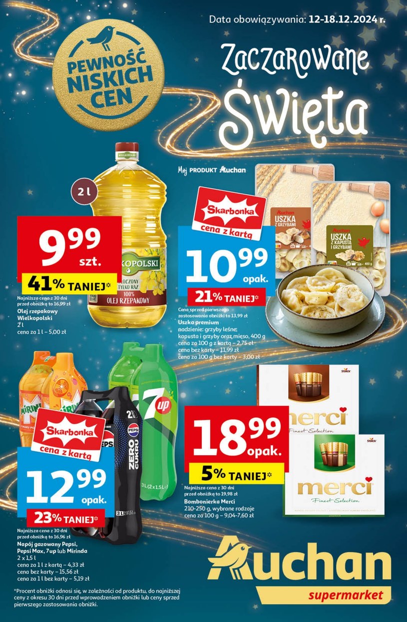 Gazetka promocyjna Auchan Supermarket - ważna od 12. 12. 2024 do 18. 12. 2024