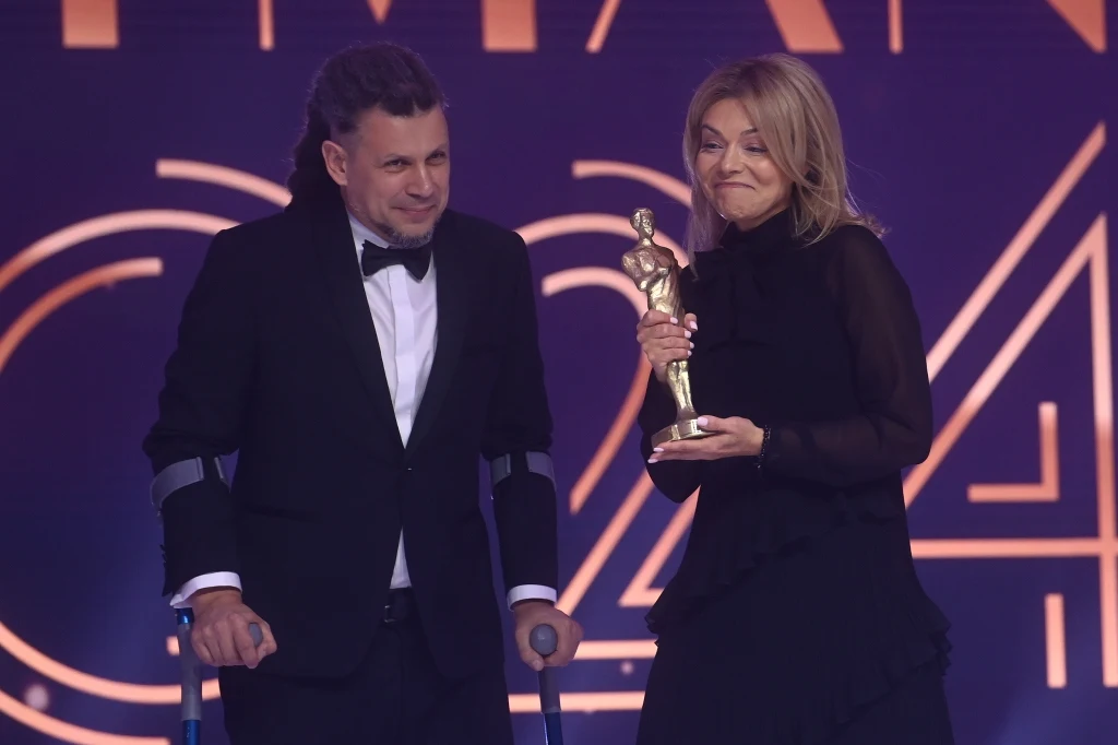 Łukasz Szeliga (z lewej), prezes Polskiego Komitetu Paralimpijskiego Łukasz Szeliga (z lewej), prezes Polskiego Komitetu Paralimpijskiego