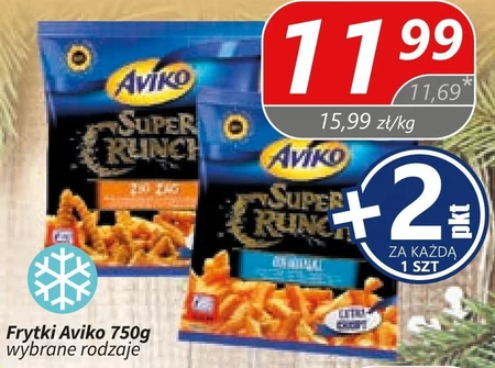 Aviko Super Crunch Original Bardzo chrupiące i proste frytki 750 g
