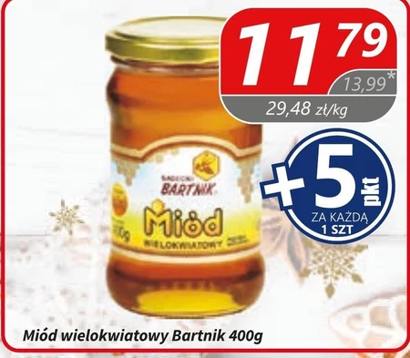 Sądecki Bartnik Miód pszczeli nektarowy rzepakowy 400 g