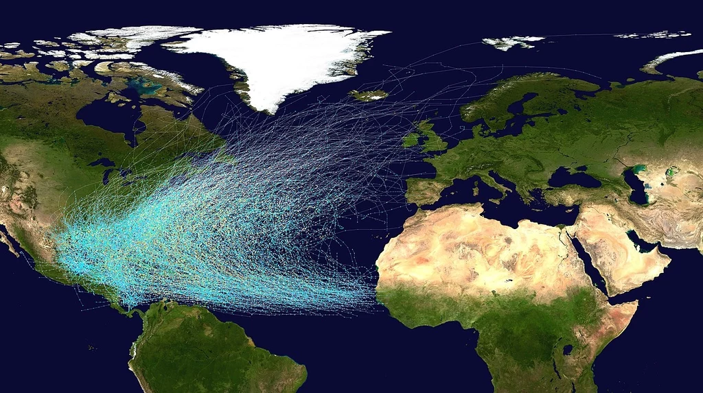 Huragany atlantyckie to niejedyny obiekt zainteresowań naukowców. Ocean Atlantycki skrywa o wiele więcej tajemnic. Zdjęcie ilustracyjne.