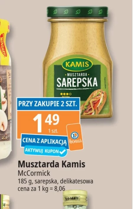 Kamis Musztarda sarepska 185 g