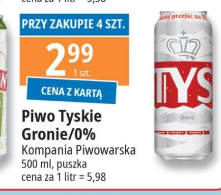 Tyskie Piwo jasne 500 ml