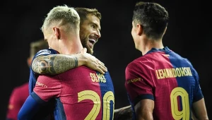 Dani Olmo, Inigo Martinez i Robert Lewandowski