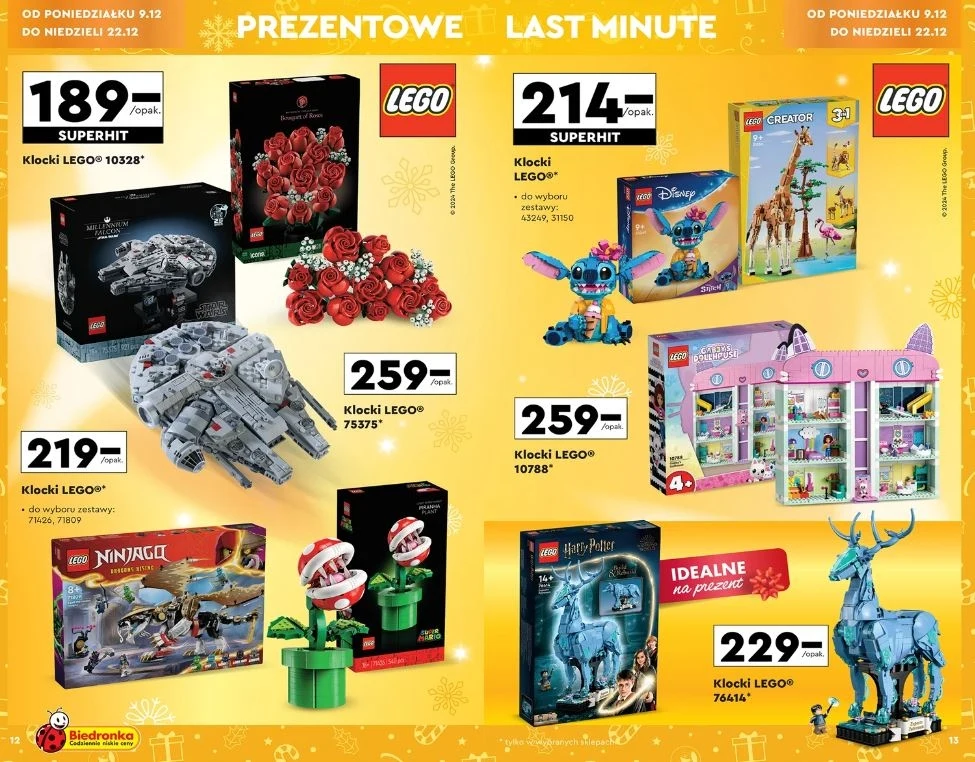 Klocki LEGO w niskich cenach w Biedronce! Klocki LEGO w niskich cenach w Biedronce!