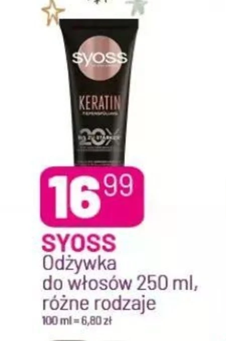 Syoss Intense Keratin Odżywka do włosów delikatnych i łamliwych 250 ml