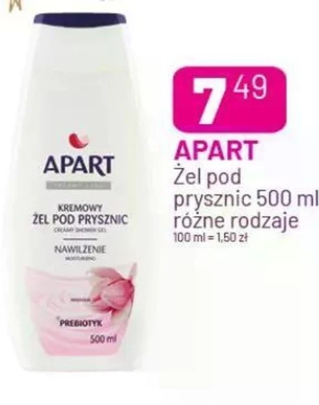 Apart Creamy Care Kremowy żel pod prysznic magnolia 500 ml
