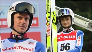 Piotr Żyła i Szymon Byrski (po prawej)