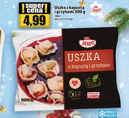 Jawo Uszka z kapustą i grzybami 300 g
