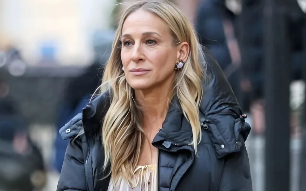 Sarah Jessica Parker w puchowej kurtce