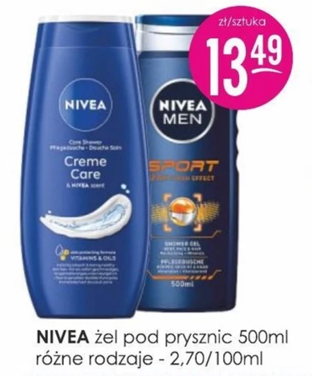 Nivea Creme Care Kremowy żel pod prysznic 500 ml